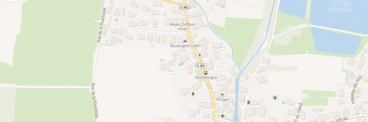 Plan du 28 Grande Rue à Sermamagny
