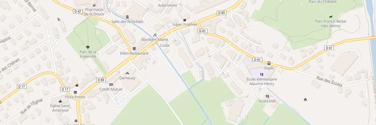 Plan du 6 Rue Alexandre Dumas à Bavilliers