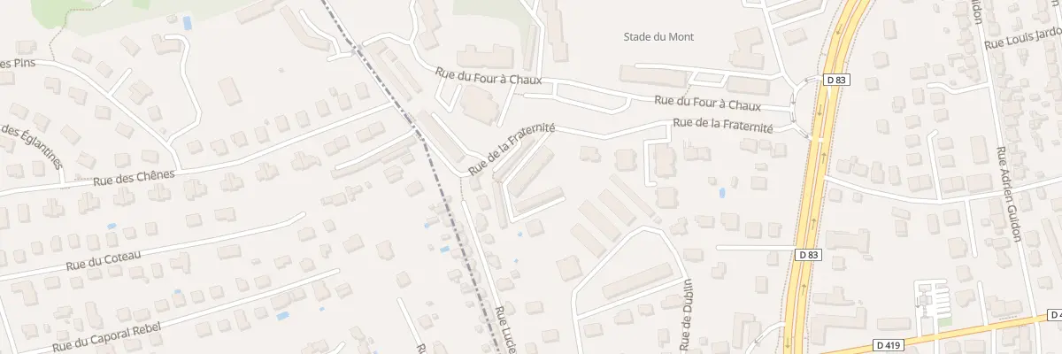Plan du 19 Rue de la Fraternité à Belfort