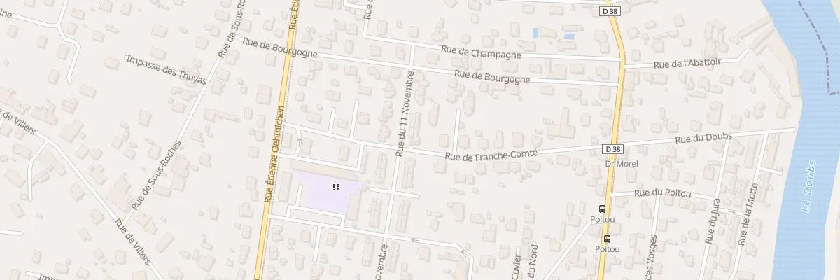 Plan du 46 Rue du 11 Novembre à Valentigney