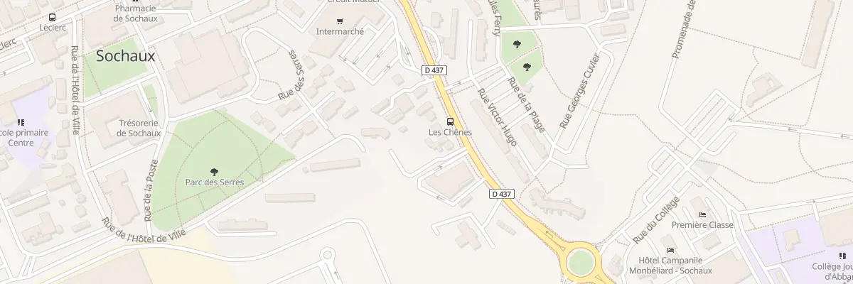 Plan du 19B Rue de Pontarlier à Sochaux