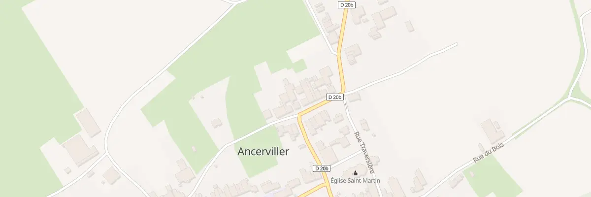 Plan du 19 La Treille à Ancerviller