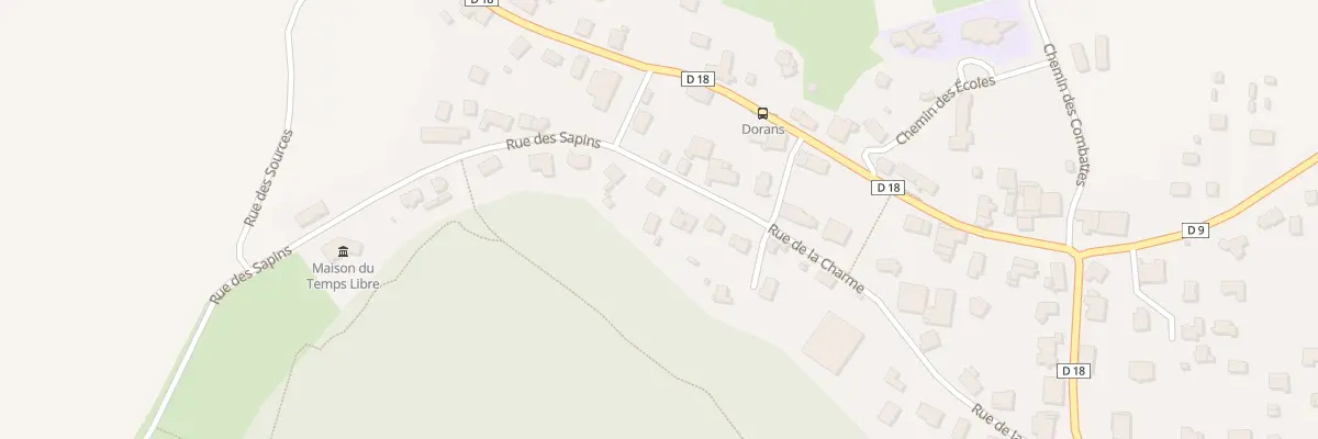 Plan du 17 Rue de la Charme à Dorans