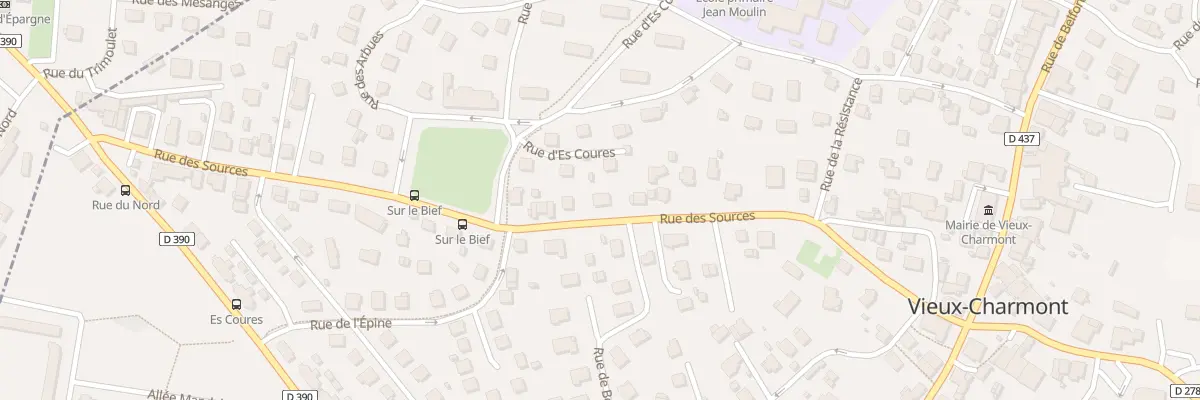 Plan du 26 Rue des Sources à Vieux-Charmont