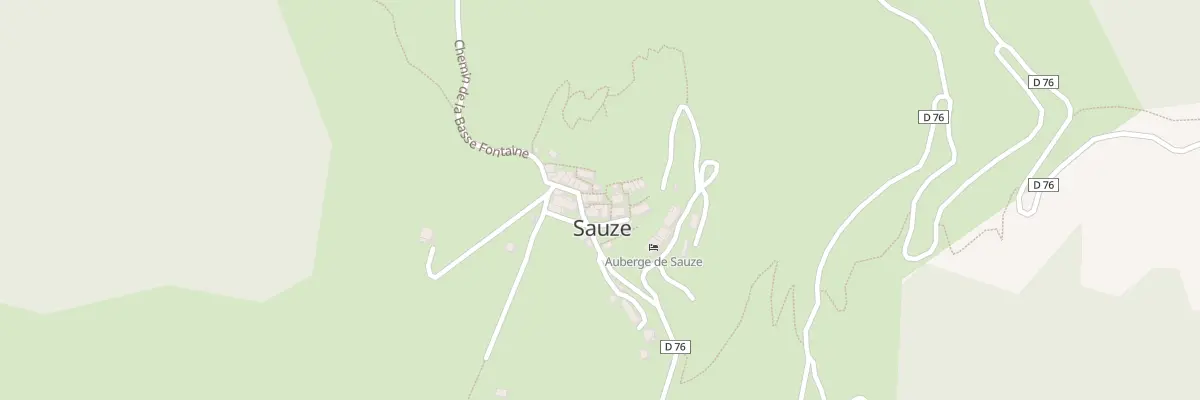 Plan du 5011 Sauze à Sauze