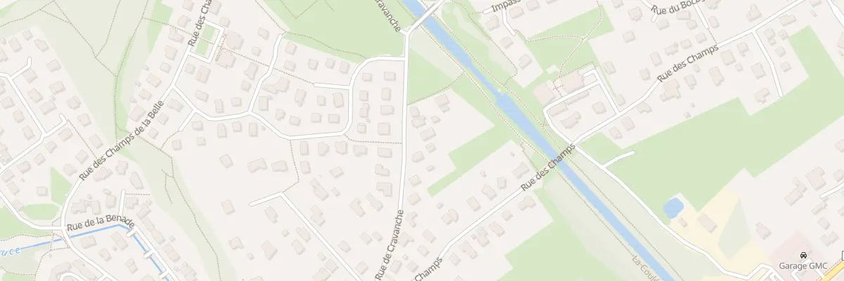Plan du 30 Rue de Cravanche à Bavilliers