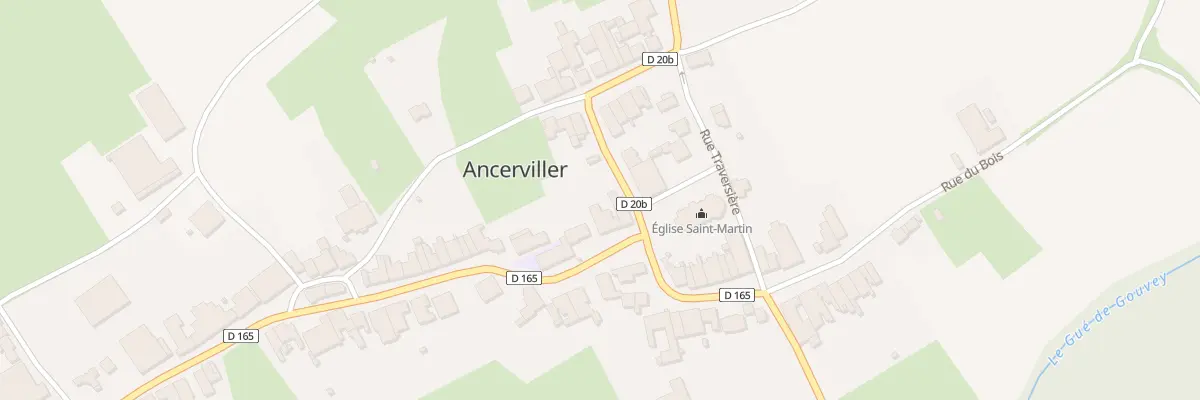 Plan du 3 Grande Rue à Ancerviller