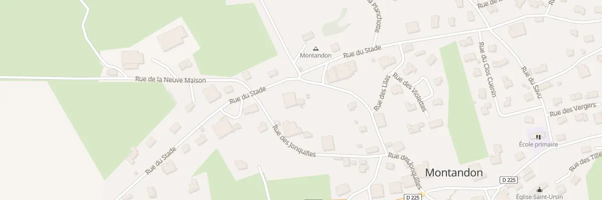 Plan du 4 Rue des Lilas à Montandon