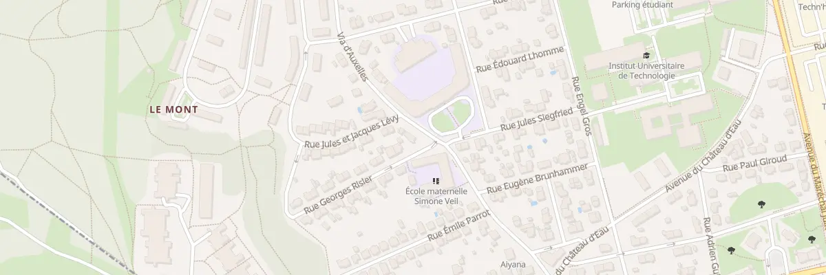 Plan du 2 Rue Georges Risler à Belfort