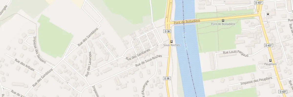 Plan du 13 Rue des Gentianes à Valentigney