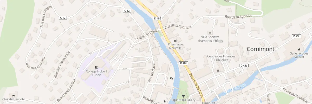 Plan du 5 Rue du Daval à Cornimont
