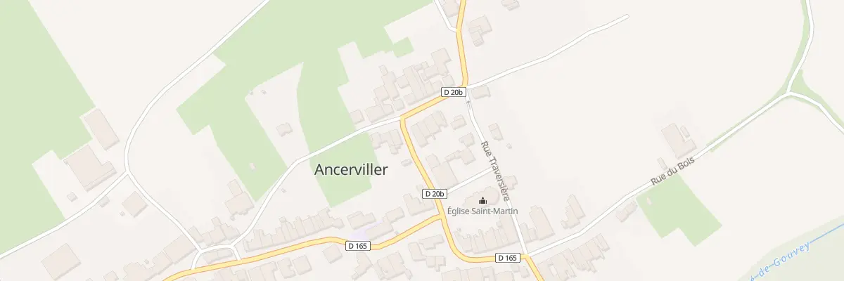 Plan du 12 La Treille à Ancerviller