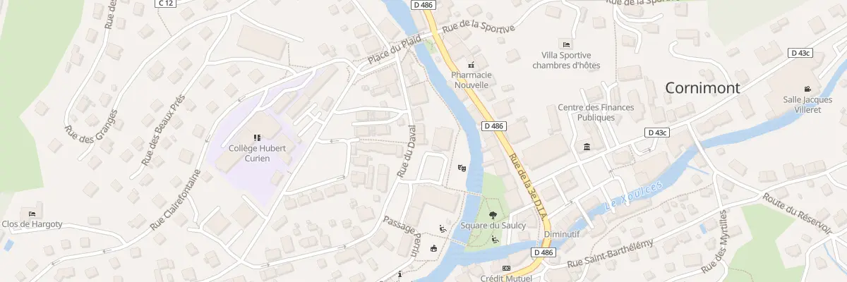 Plan du 9 Rue du Daval à Cornimont