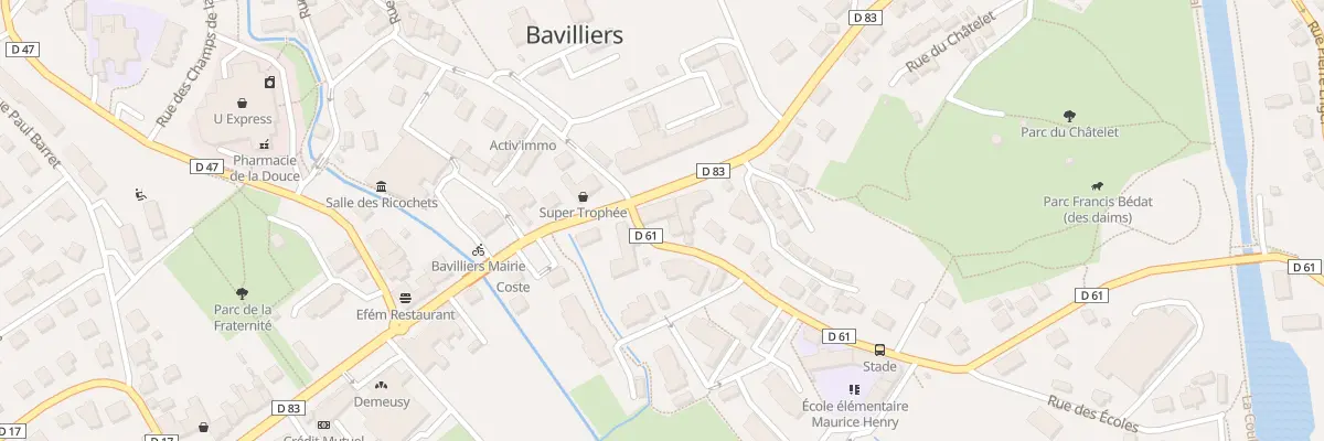 Plan du 29 Grande Rue F. Mitterrand à Bavilliers