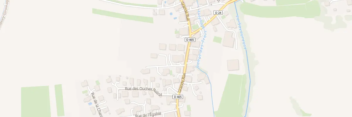 Plan du 53 Grande Rue à Chaux