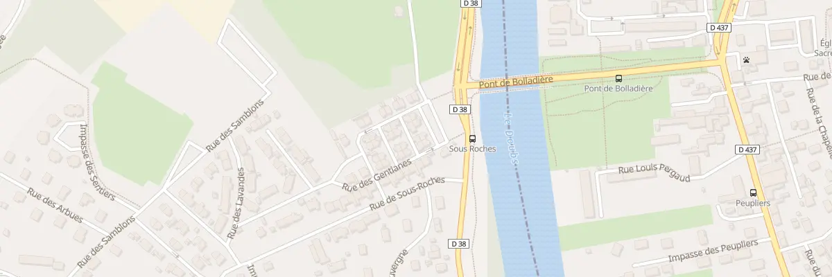 Plan du 2 Rue des Iris à Valentigney