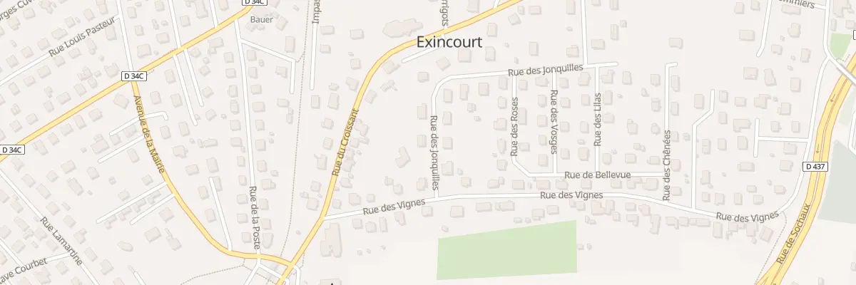 Plan du 1A Rue des Jonquilles à Exincourt