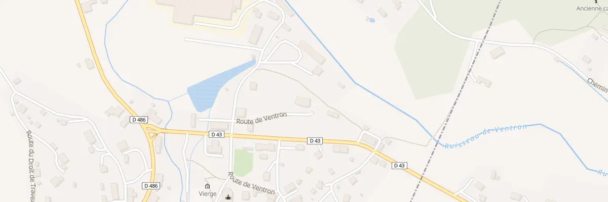 Plan du 23 Rte de Ventron à Cornimont