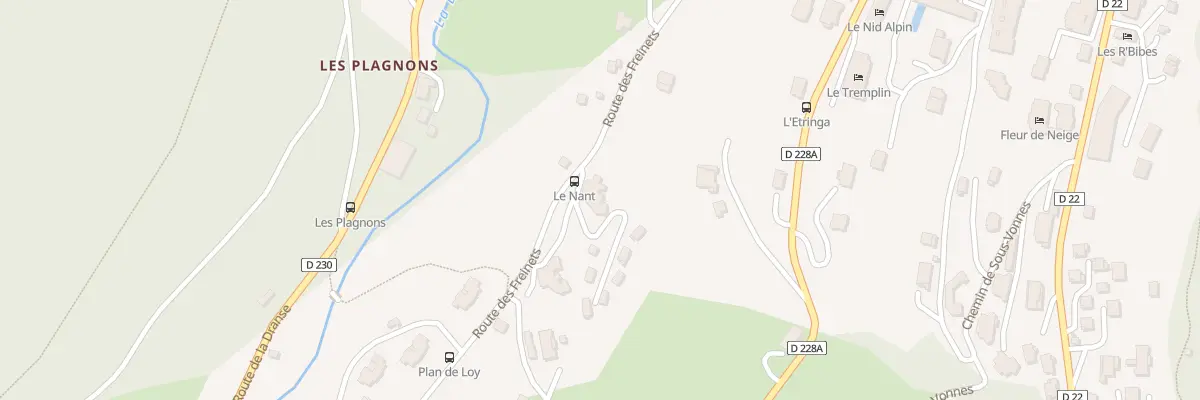 Plan du 861 Rte des Freinets à Châtel