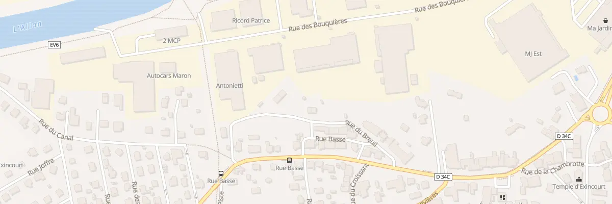 Plan du 4 Rue du Breuil à Exincourt