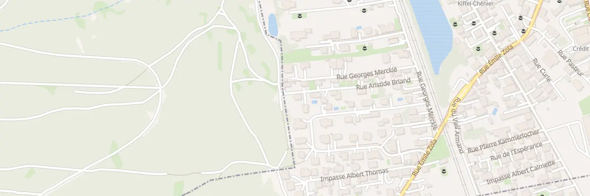 Plan du 15 Rue Aristide Briand à Valdoie