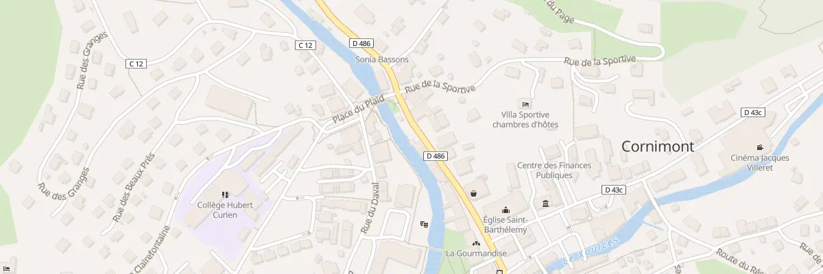 Plan du 4 Rue de la 3eme Dia à Cornimont