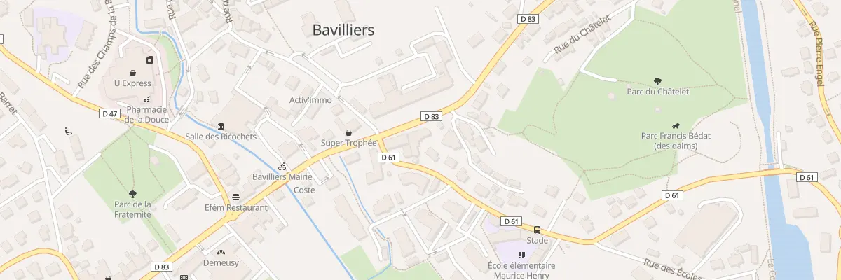 Plan du 27 Grande Rue F Mitterrand à Bavilliers