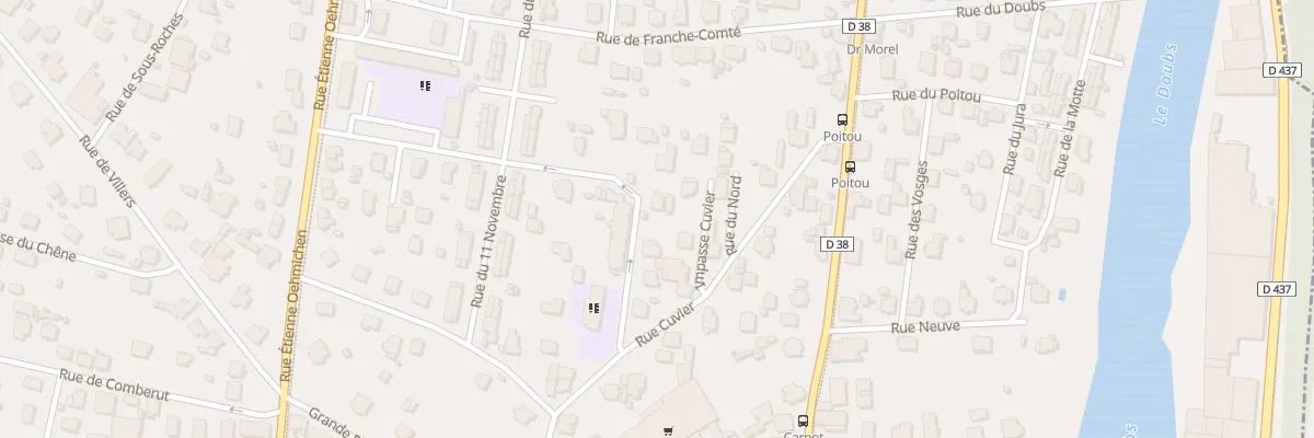 Plan du 11 Rue des Jardins à Valentigney