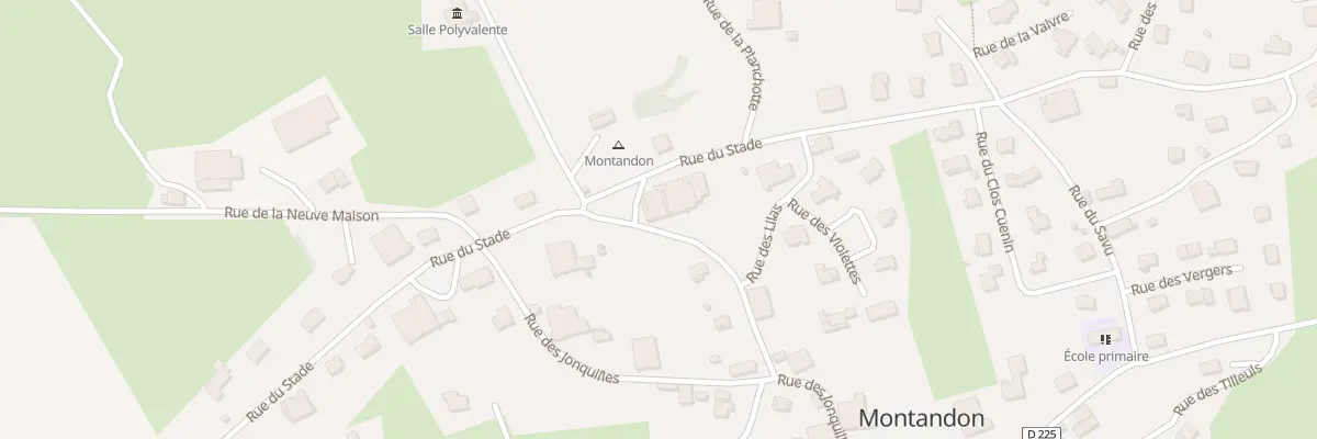 Plan du 7 Rue des Lilas à Montandon