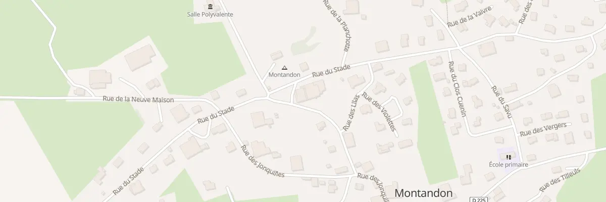 Plan du 7 Rue des Lilas à Montandon