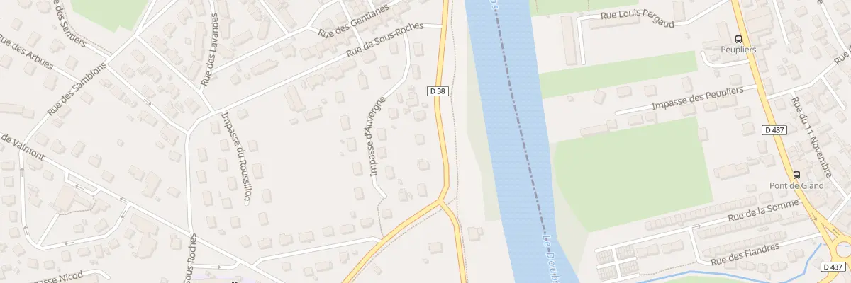 Plan du 111 Rue des Graviers à Valentigney