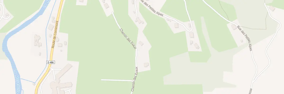 Plan du 12 Che des Evaux à Cornimont