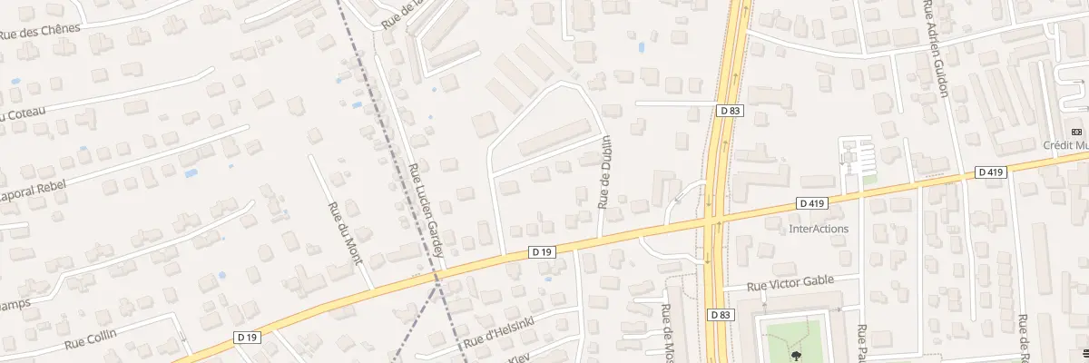 Plan du 4 Rue de Dublin à Belfort