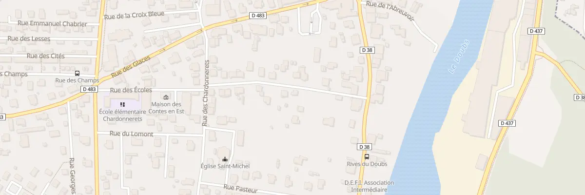 Plan du 9 Rue des Combes à Valentigney