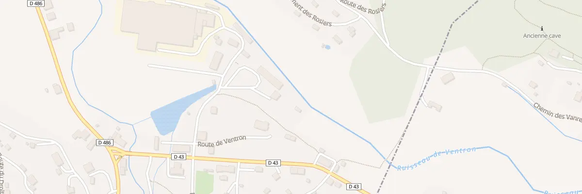Plan du 9 Rte de Ventron à Cornimont