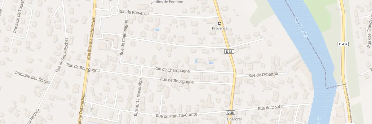 Plan du 39T Rue des Graviers à Valentigney