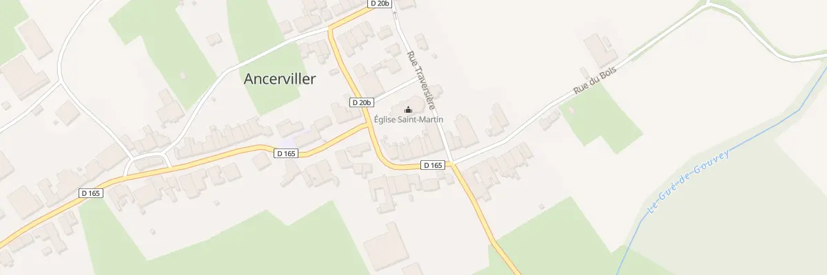 Plan du 8 Rue du Bois à Ancerviller