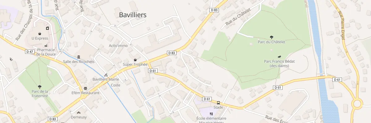 Plan du 25 Grande Rue F. Mitterrand à Bavilliers