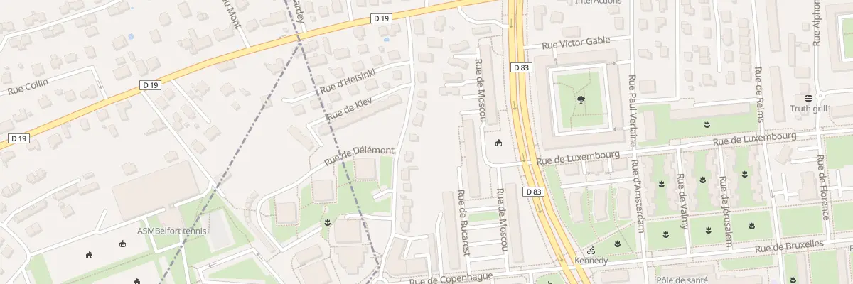 Plan du 11 Rue de Delémont à Belfort