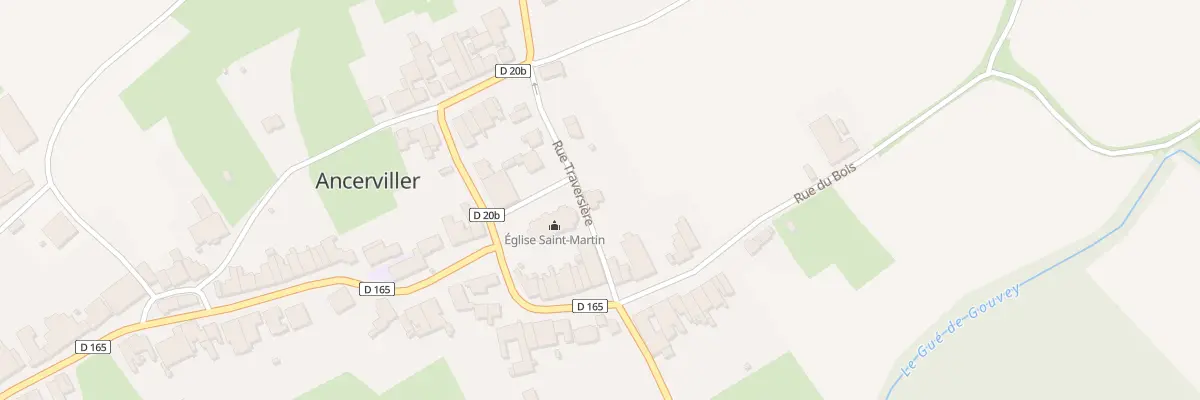 Plan du 4 Rue Traversière à Ancerviller