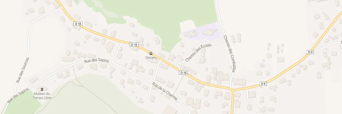 Plan du 18 Rue des Lilas à Dorans