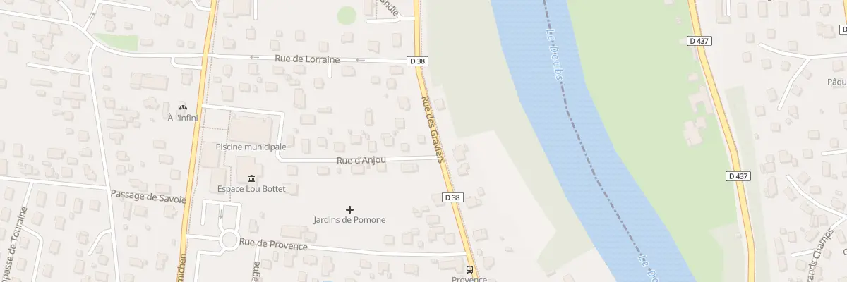 Plan du 2 Rue d’Anjou à Valentigney