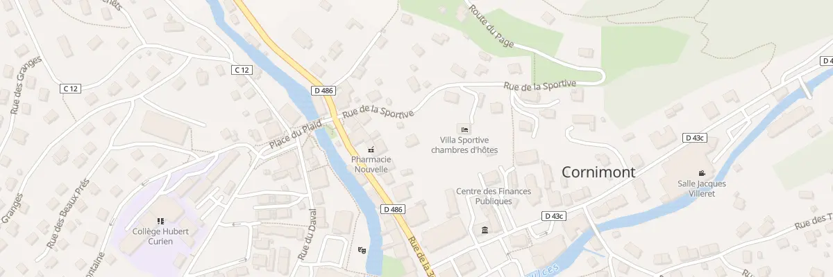 Plan du 5B Rue de la 3eme Dia à Cornimont