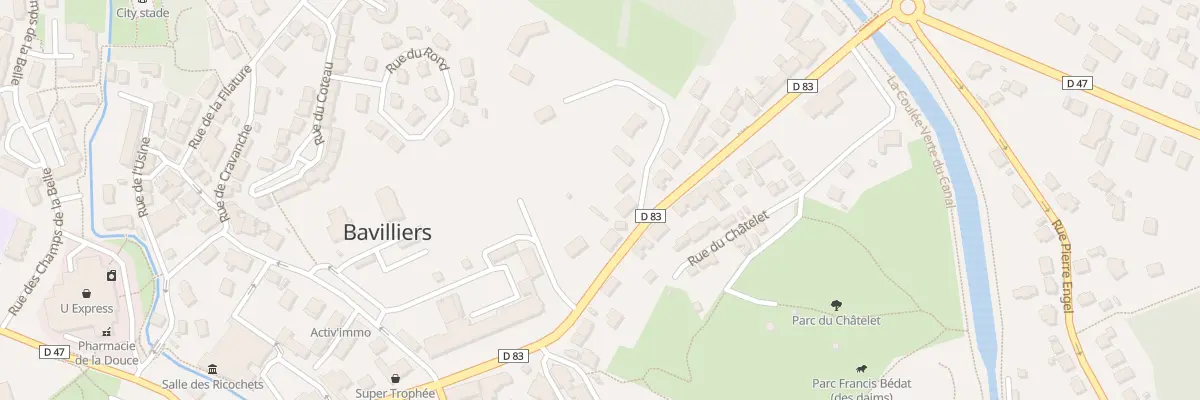 Plan du 26 Grande Rue F. Mitterrand à Bavilliers