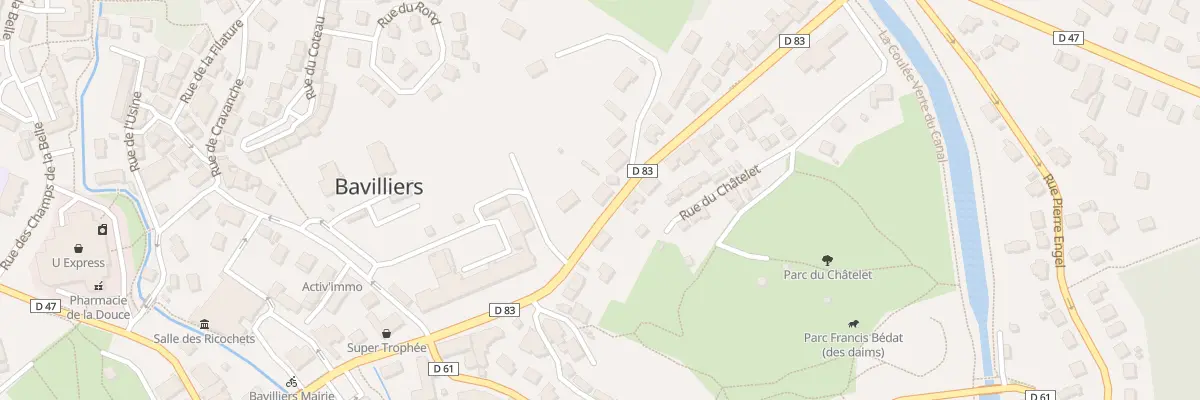 Plan du 28 Grande Rue F. Mitterrand à Bavilliers