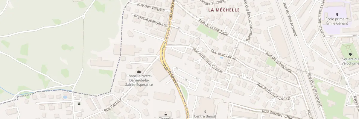 Plan du 63 Rue Ambroise Croizat à Belfort