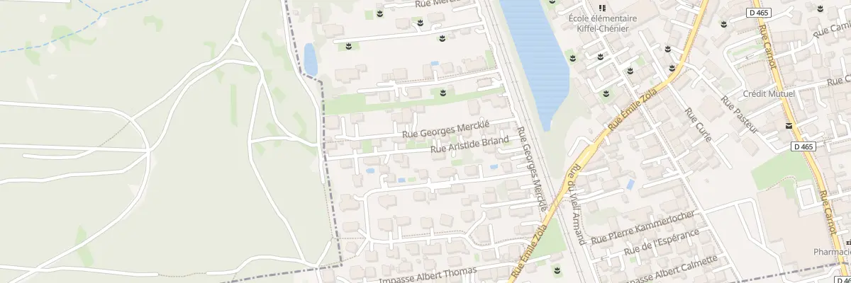 Plan du 8 Rue Aristide Briand à Valdoie