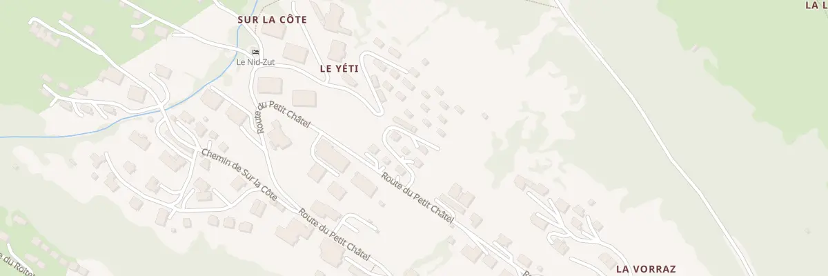 Plan du 113 Che du Dément à Châtel