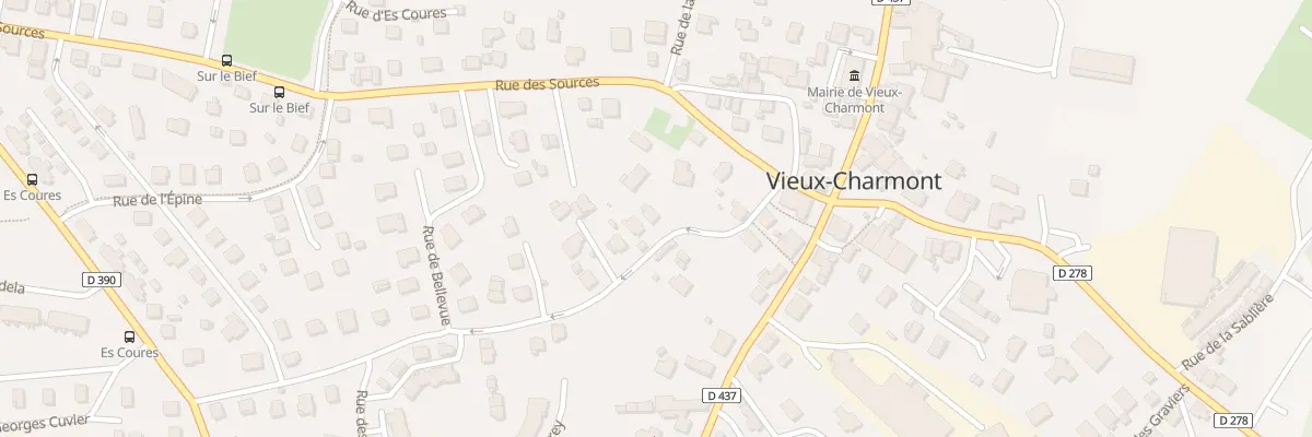 Plan du 6B Rue des Vignoles à Vieux-Charmont