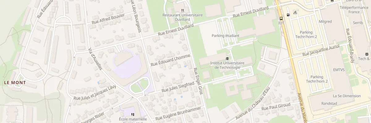 Plan du 25 Rue Engel Gros à Belfort